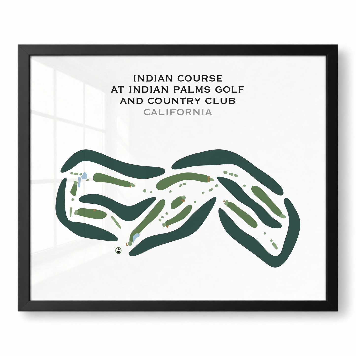 Indian Course at Indian Palms Golf & Country Club, California - Printed Golf Courses