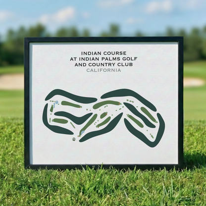 Indian Course at Indian Palms Golf & Country Club, California - Printed Golf Courses