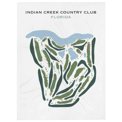 Indian Creek Country Club, Florida - Printed Golf Courses