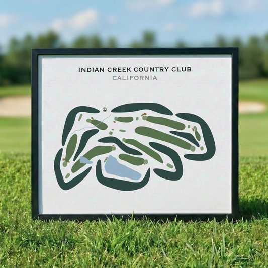 Indian Creek Country Club, California - Printed Golf Courses
