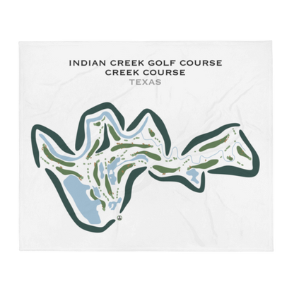 Indian Creek Golf Club - Creek Course, Texas - Printed Golf Courses