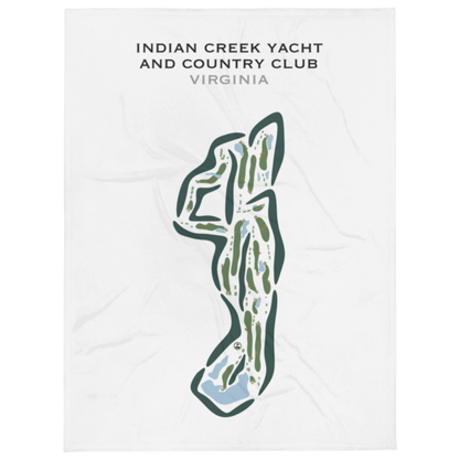 Indian Creek Yacht & Country Club, Virginia - Printed Golf Courses