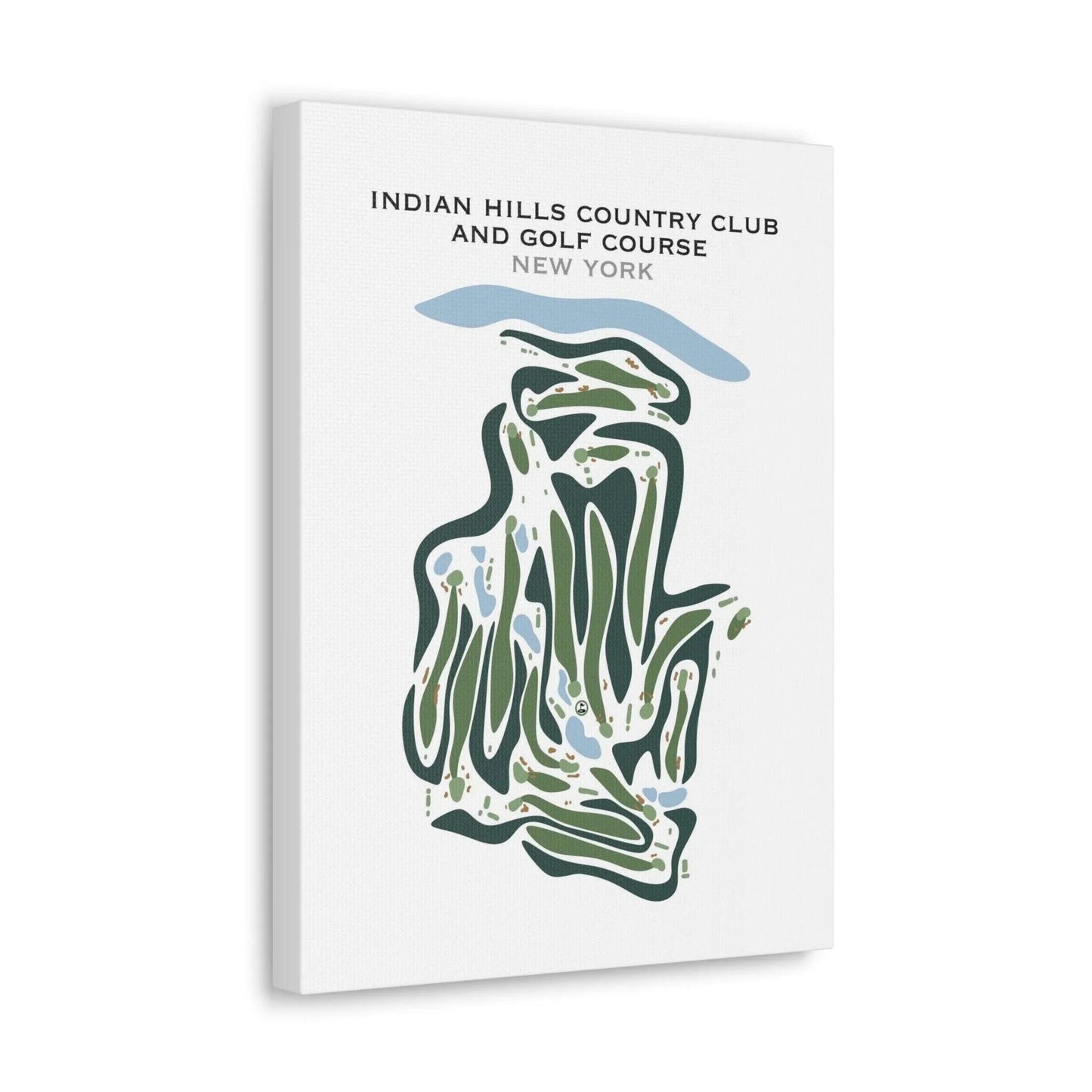 Indian Hills Country Club, New York - Printed Golf Courses