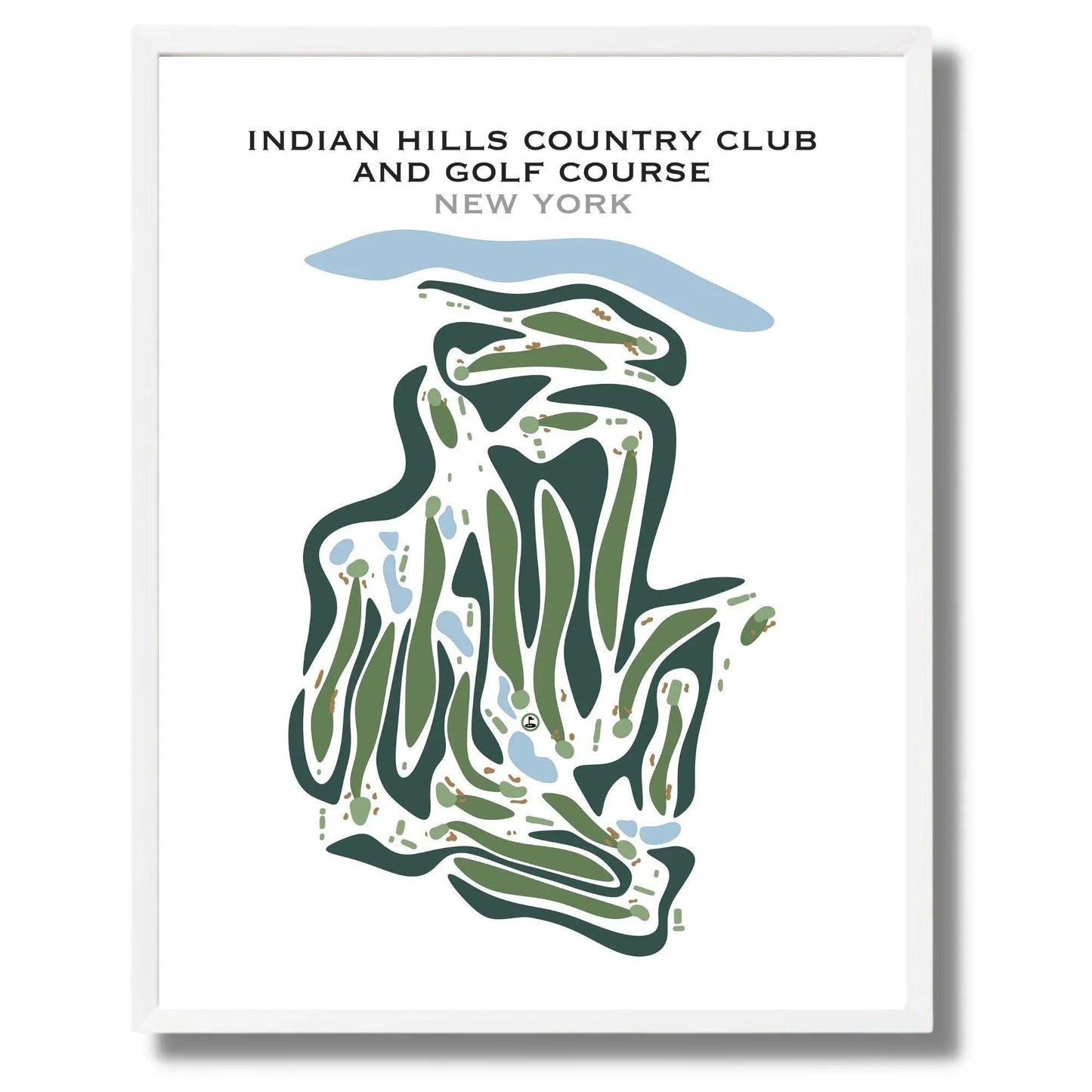 Indian Hills Country Club, New York - Printed Golf Courses