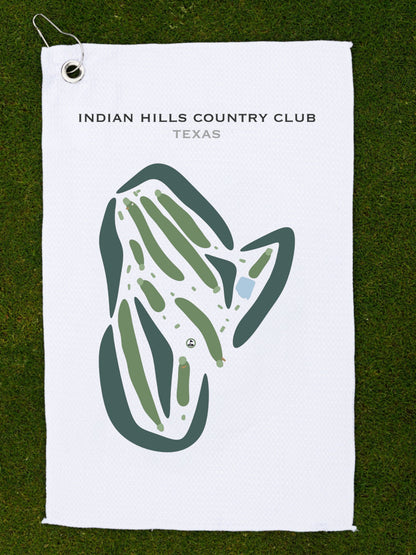 Indian Hills Country Club, Texas - Printed Golf Courses
