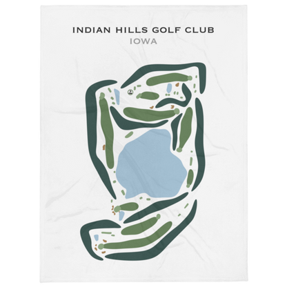 Indian Hills Golf Club, Iowa - Printed Golf Courses