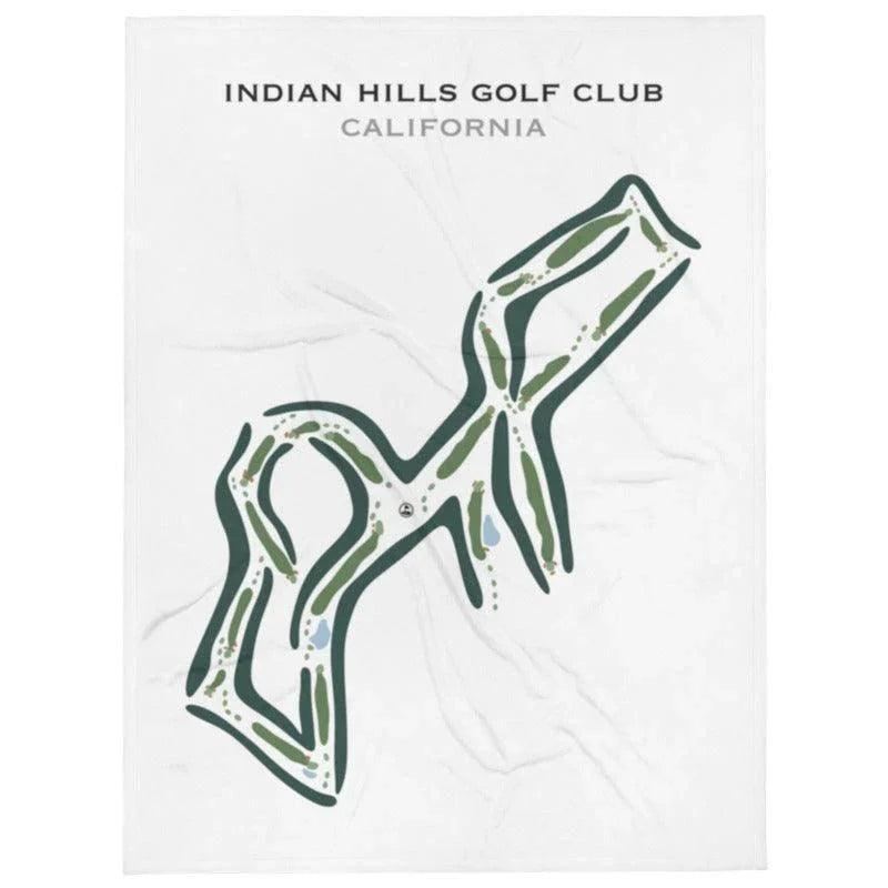 Indian Hills Golf Club, California - Printed Golf Courses