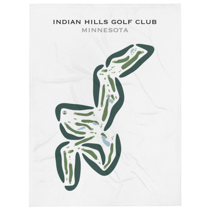 Indian Hills Golf Club, Minnesota - Printed Golf Courses