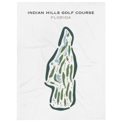 Indian Hills Golf Course, Florida - Printed Golf Courses