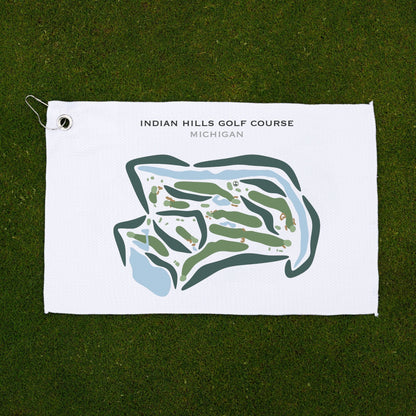 Indian Hills Golf Course, Michigan - Printed Golf Courses