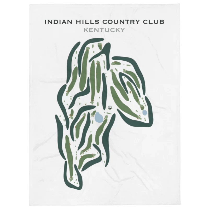 Indian Hills Country Club, Kentucky - Printed Golf Courses