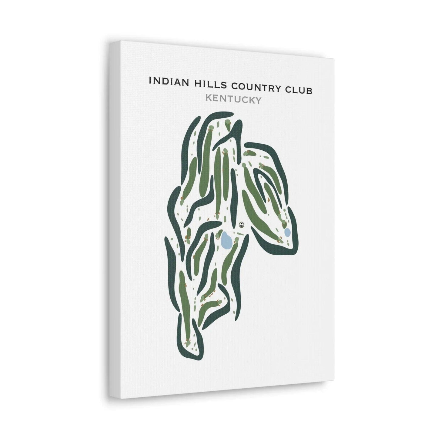 Indian Hills Country Club, Kentucky - Printed Golf Courses