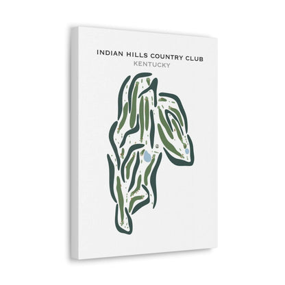 Indian Hills Country Club, Kentucky - Printed Golf Courses