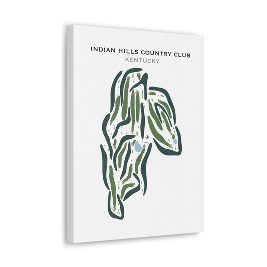 Indian Hills Country Club, Kentucky - Printed Golf Courses
