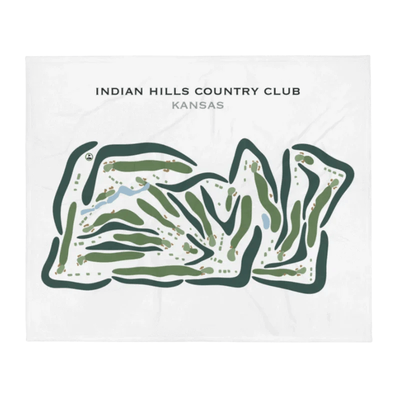 Indian Hills Country Club, Kansas - Printed Golf Courses