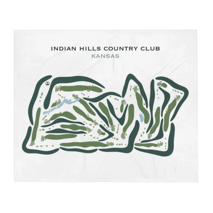 Indian Hills Country Club, Kansas - Printed Golf Courses