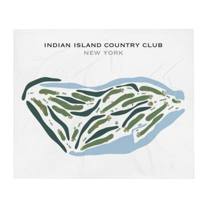 Indian Island Country Club, New York - Printed Golf Courses