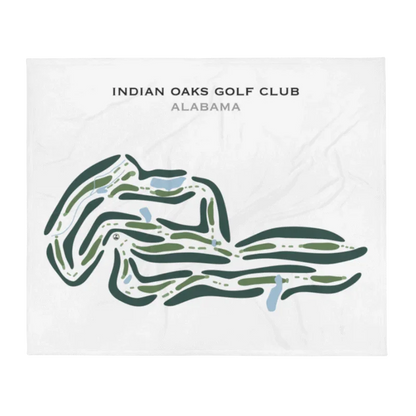 Indian Oaks Golf Club, Alabama - Printed Golf Courses
