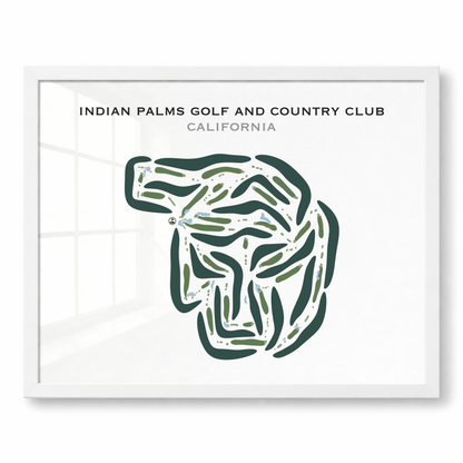Indian Palms Golf & Country Club, California - Printed Golf Courses
