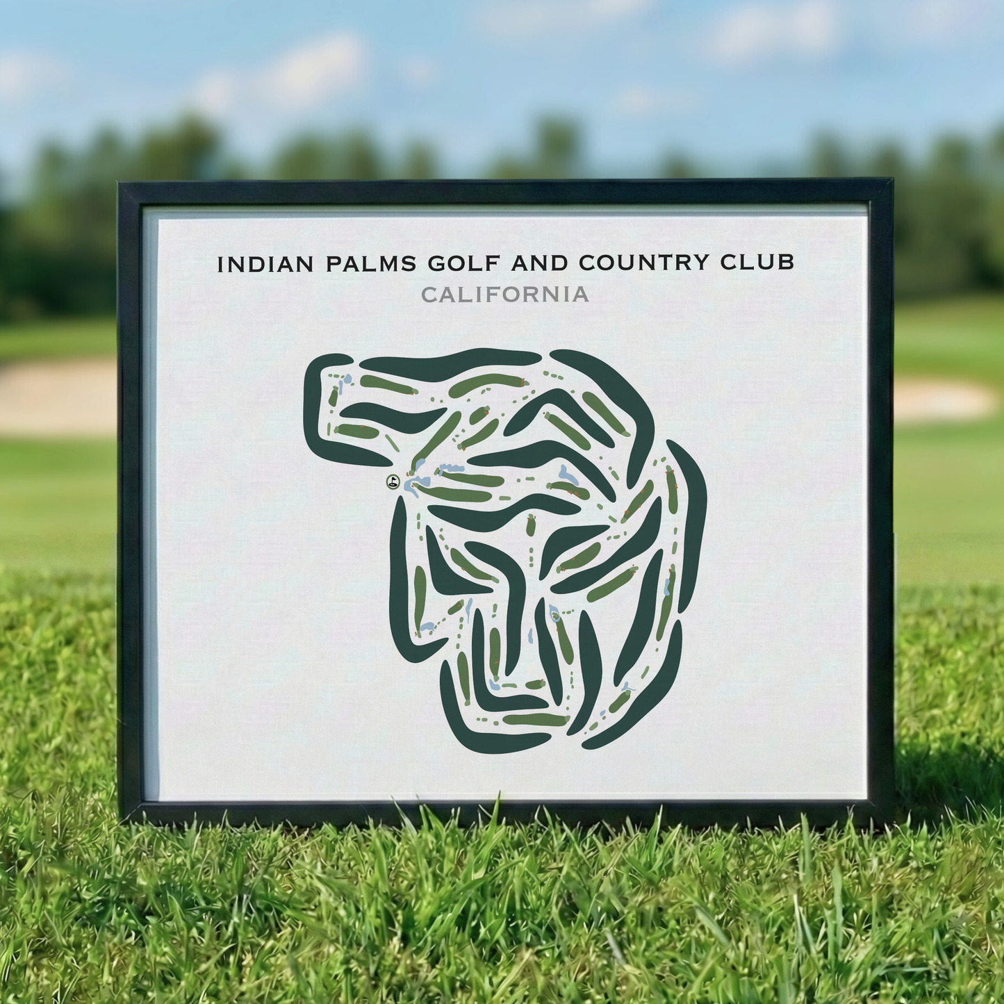 Indian Palms Golf & Country Club, California - Printed Golf Courses