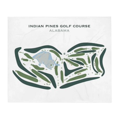 Indian Pines Golf Course, Alabama - Printed Golf Courses