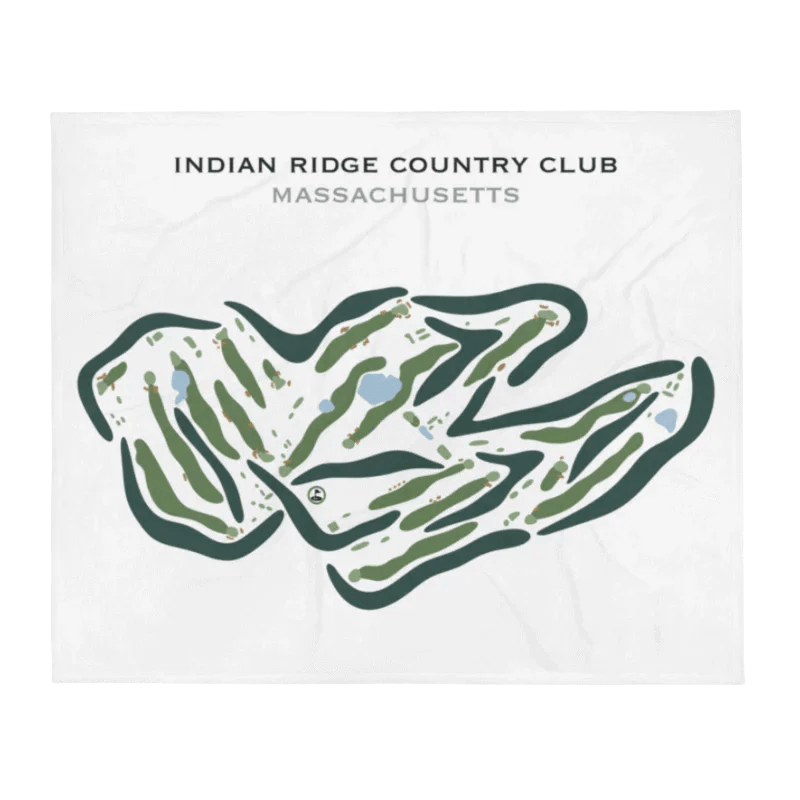 Indian Ridge Country Club, Massachusetts - Printed Golf Courses