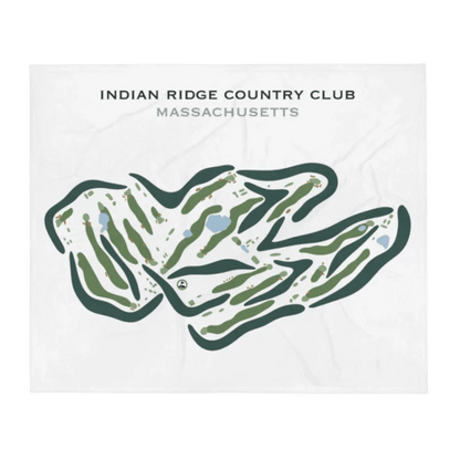 Indian Ridge Country Club, Massachusetts - Printed Golf Courses