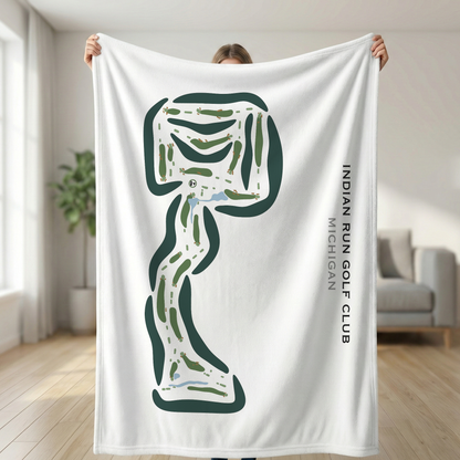 Indian Run Golf Club, Michigan - Printed Golf Courses