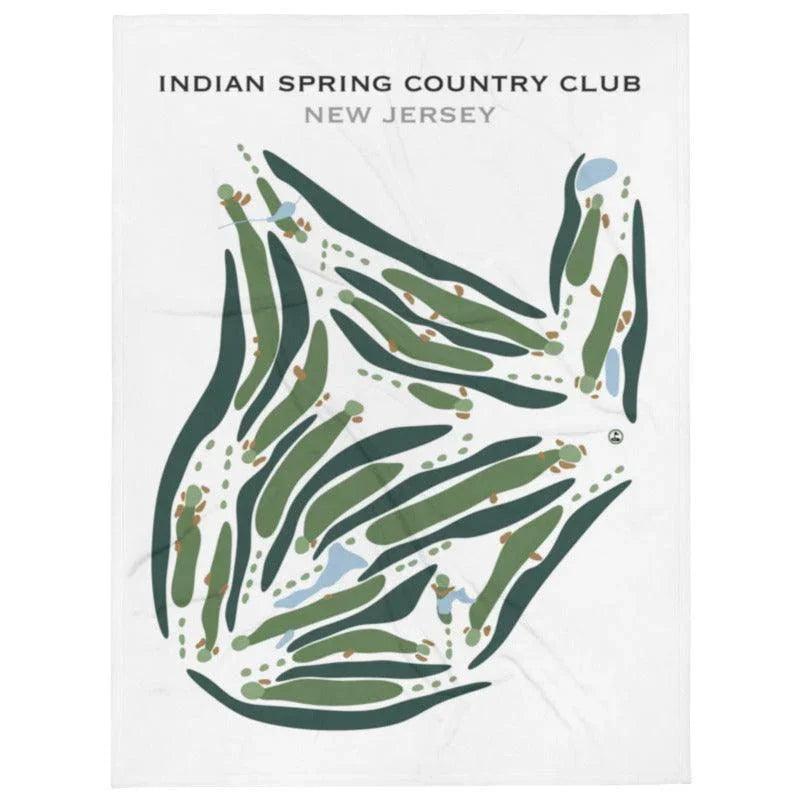 Indian Spring Country Club, New Jersey - Printed Golf Courses