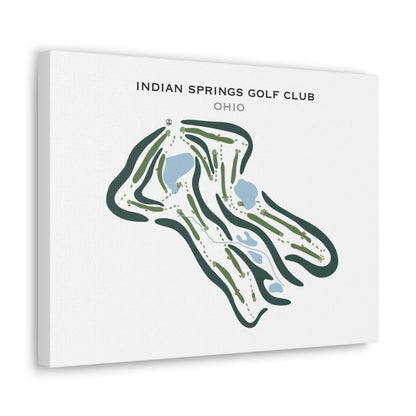 Indian Springs Golf Club, Ohio - Printed Golf Courses