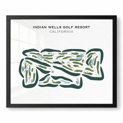 Indian Wells Golf Resort, California - Printed Golf Courses