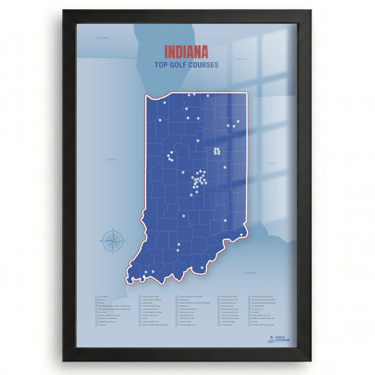 Map of Indiana Golf Courses