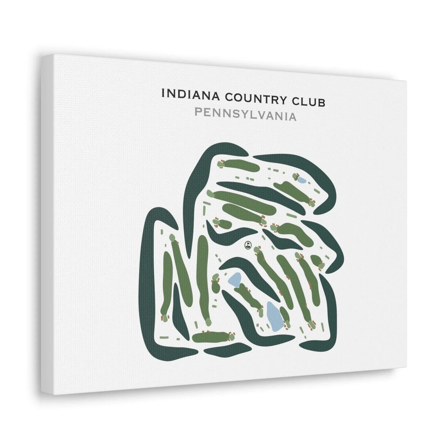Indiana Country Club, Pennsylvania - Printed Golf Courses