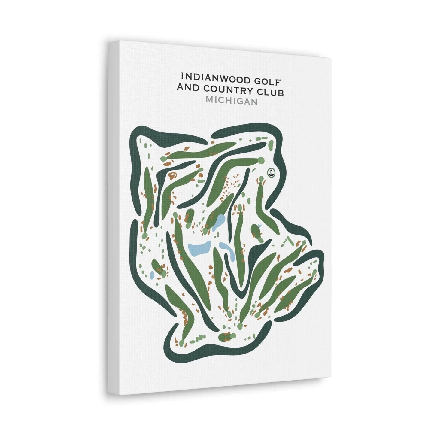 Indianwood Golf & Country Club, Michigan - Printed Golf Courses