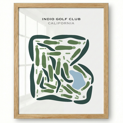 Indio Golf Club, California - Printed Golf Courses