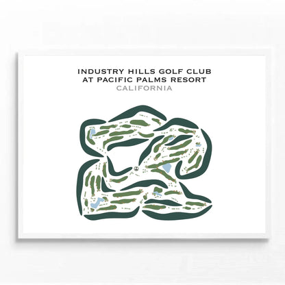 Industry Hills Golf Club at Pacific Palms Resort, California - Printed Golf Courses