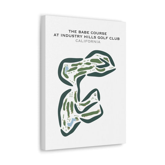 Industry Hills Golf Club At Pacific Palms Resort - The Babe, California - Printed Golf Courses