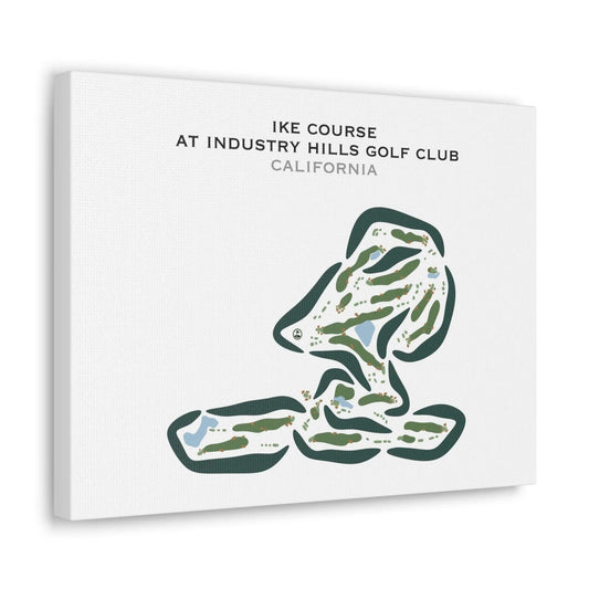 Industry Hills Golf Club At Pacific Palms Resort - The Ike, California - Printed Golf Courses
