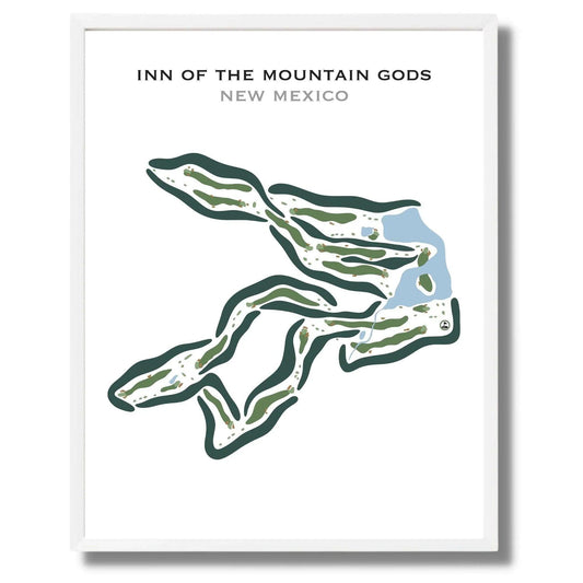 Inn of the Mountain Gods, New Mexico - Printed Golf Courses