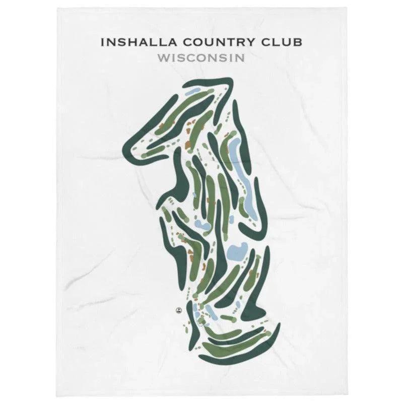 Inshalla Country Club, Wisconsin - Printed Golf Course