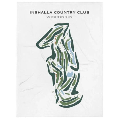 Inshalla Country Club, Wisconsin - Printed Golf Course