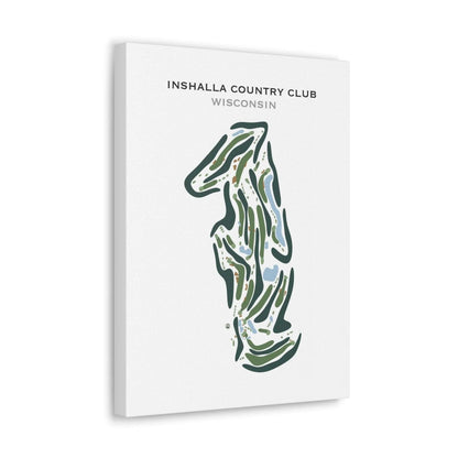 Inshalla Country Club, Wisconsin - Printed Golf Course
