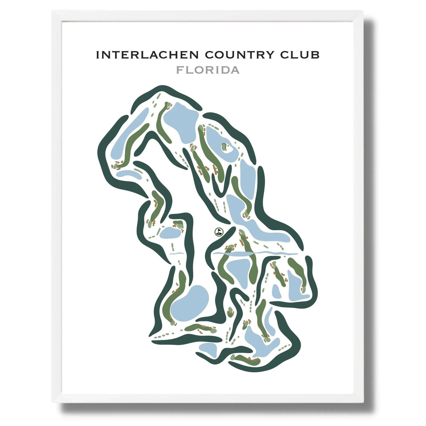 Interlachen Country Club, Florida - Printed Golf Courses