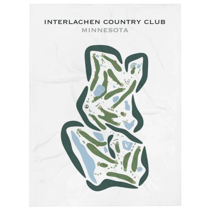 Interlachen Country Club, Minnesota - Printed Golf Courses