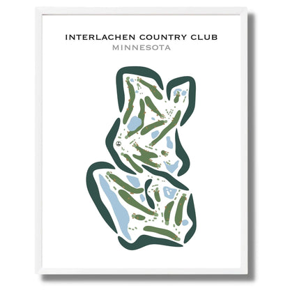 Interlachen Country Club, Minnesota - Printed Golf Courses