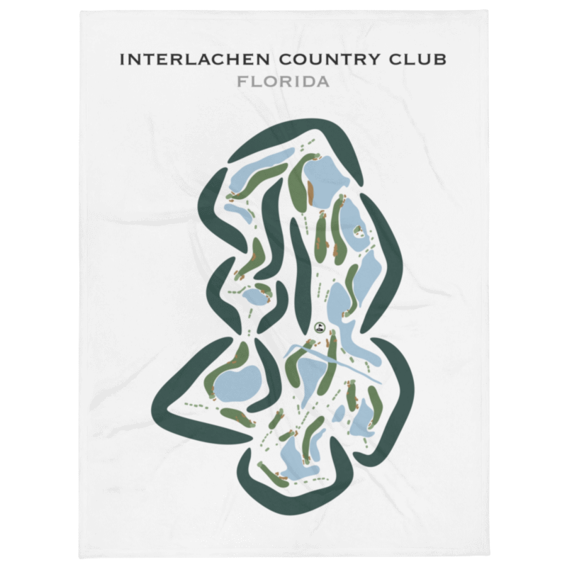 Interlachen Country Club, Florida - Printed Golf Courses