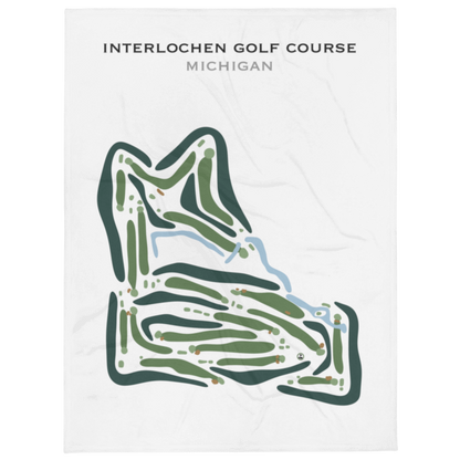 Interlochen Golf Course, Michigan - Printed Golf Courses