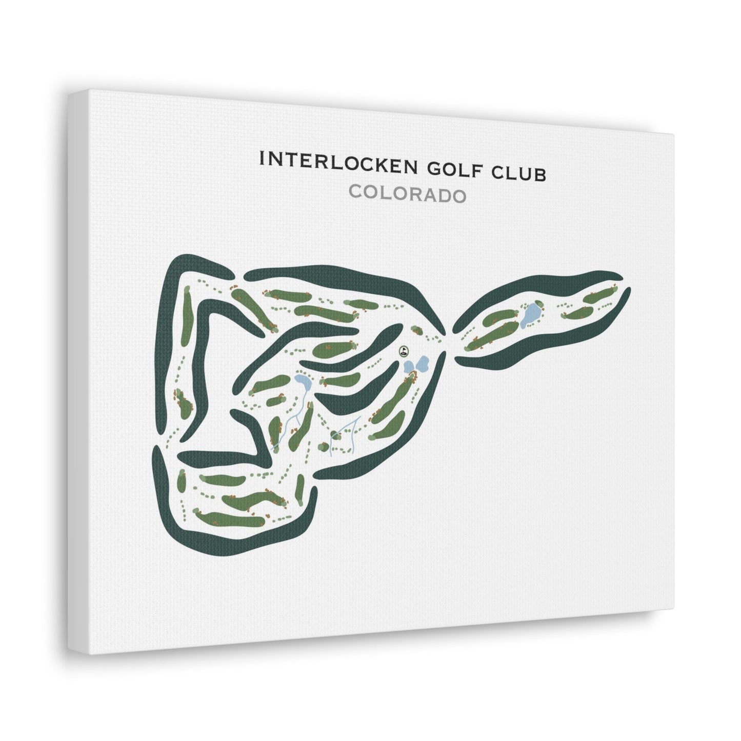 Interlocken Golf Club, Colorado - Printed Golf Courses