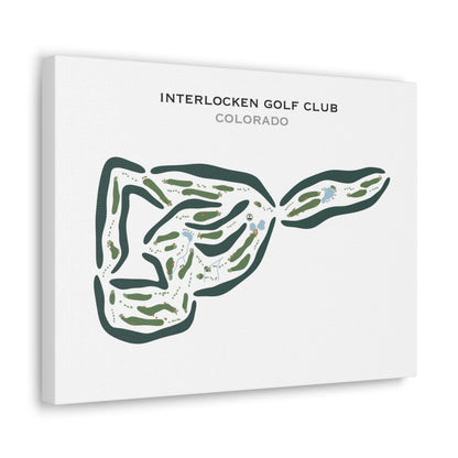 Interlocken Golf Club, Colorado - Printed Golf Courses