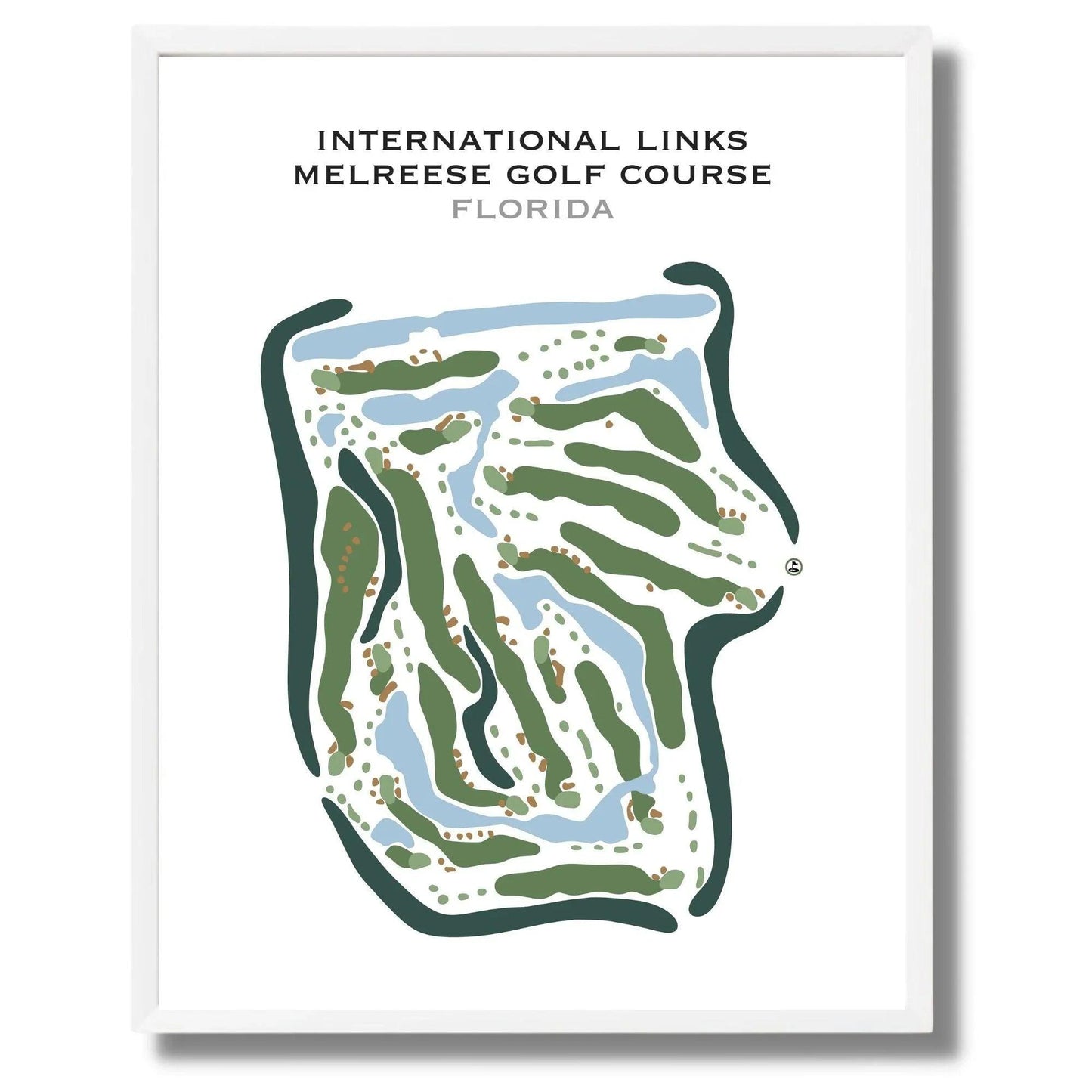 International Links Melreese Golf Course, Florida - Printed Golf Course